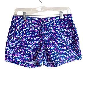 Vineyard Vines Everyday Low Rise Y2K Preppy Whale patterned Mini short 0